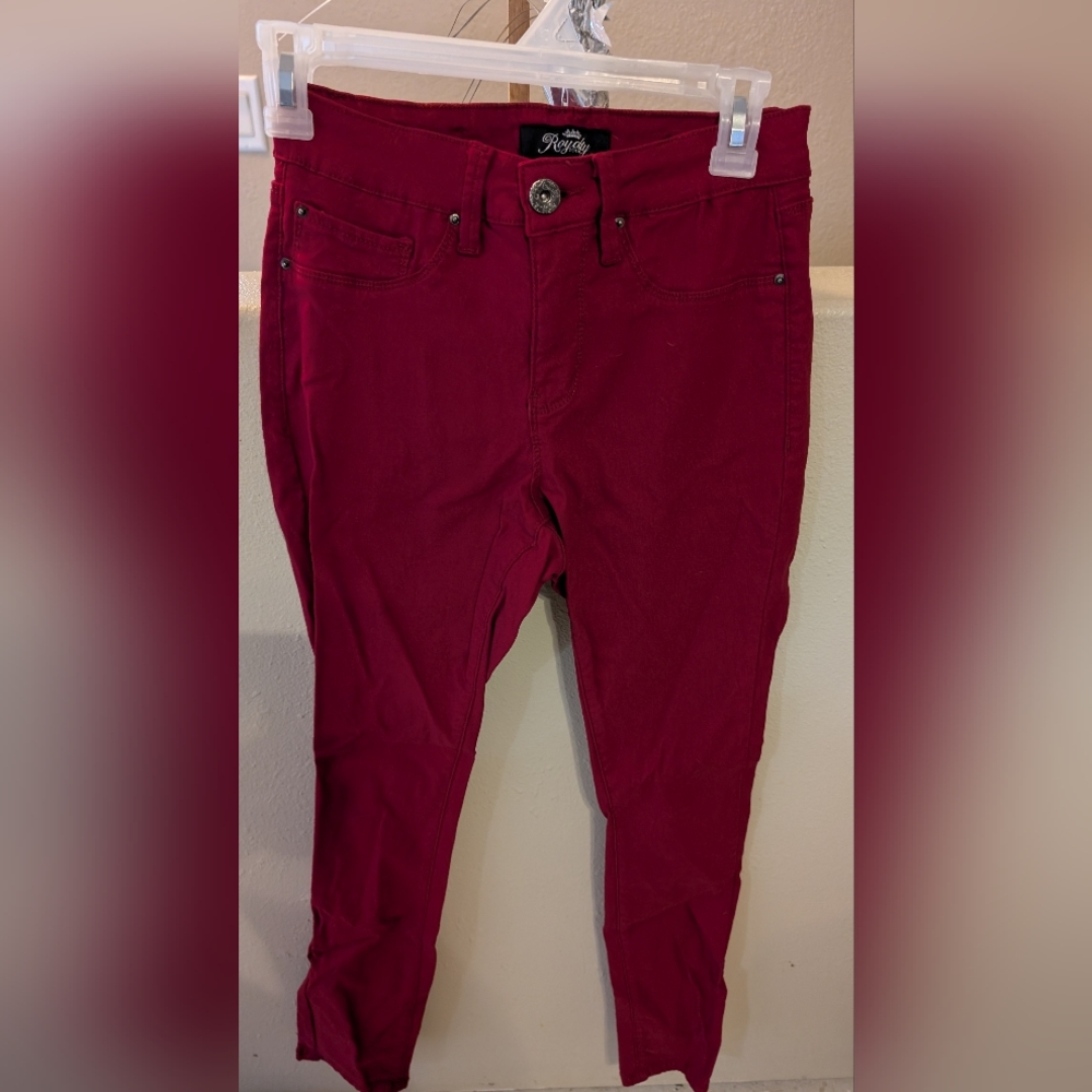 Royalty For Me Red Jeggings Stretchy Fit Size 6